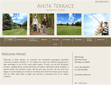 Tablet Screenshot of anita-homes.com